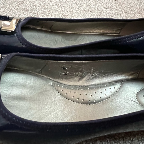 Bandolino, Tap, Women’s Blue Patent Lthr, Wedge Shoe Size 8 - Picture 6 of 6